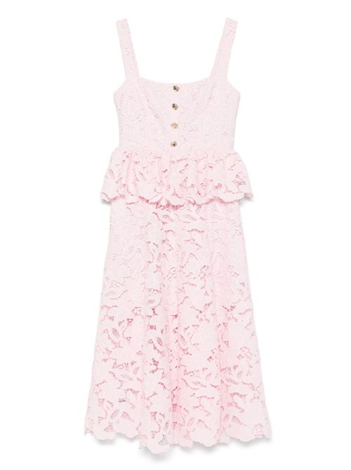 Peplum midi dress SELF PORTRAIT | PF25112MPINK